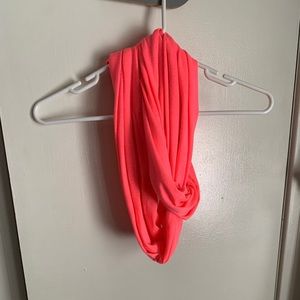 Hot pink scarf